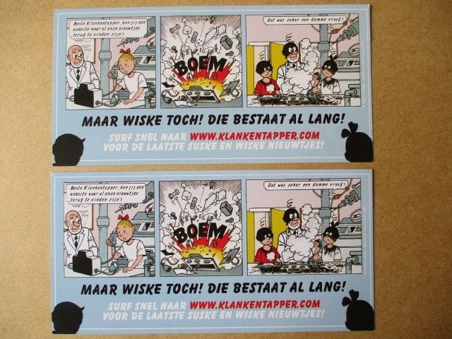 adv10372 suske en wiske klankentapper flyer, Verzamelen, Stripfiguren, Ophalen, Suske en Wiske, Gebruikt, Overige typen
