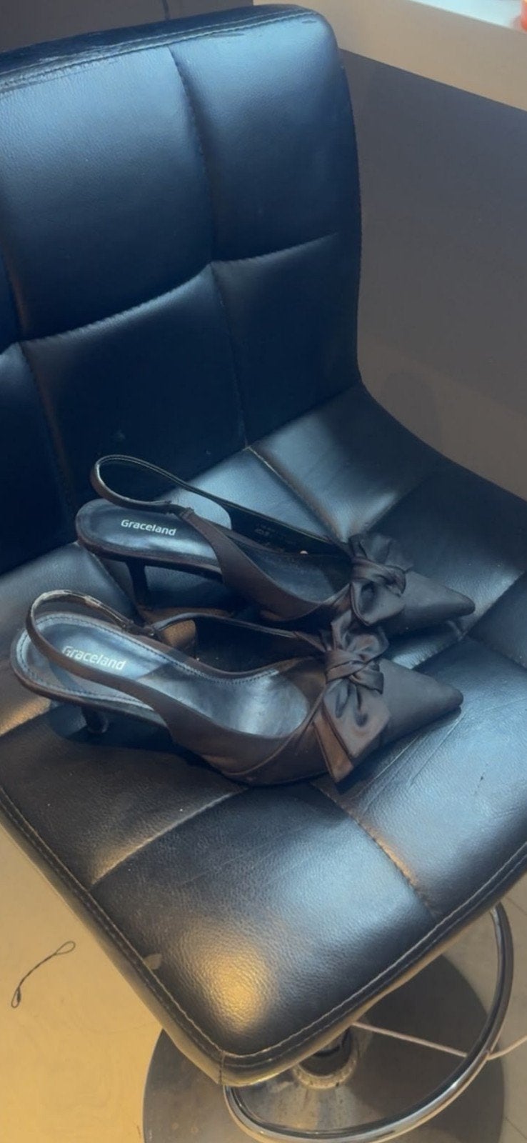 Hakjes maat 38, Schoenen met lage hakken, Zwart, Ophalen of Verzenden, Gedragen