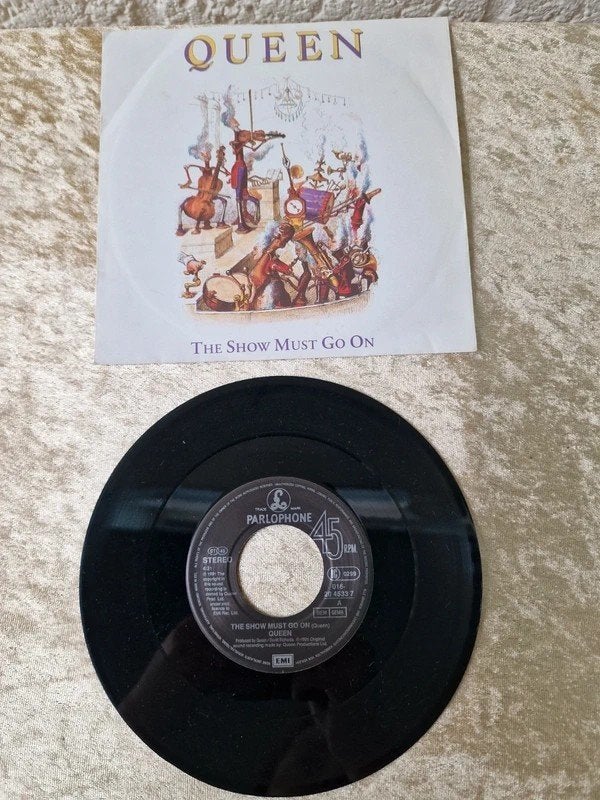 Queen The Show Must Go On 7” Vinyl 1991, Cd's en Dvd's, Vinyl Singles, Ophalen of Verzenden, Zo goed als nieuw, Pop