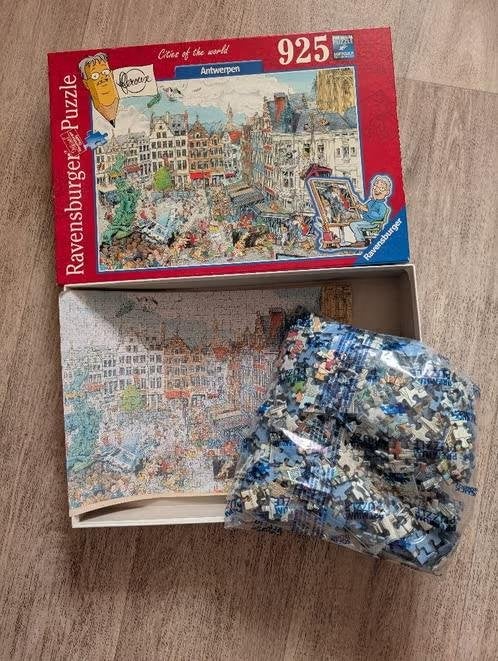 Puzzel Antwerpen, Cities of the World, Hobby en Vrije tijd, Ophalen of Verzenden, 500 t/m 1500 stukjes, Zo goed als nieuw, Legpuzzel