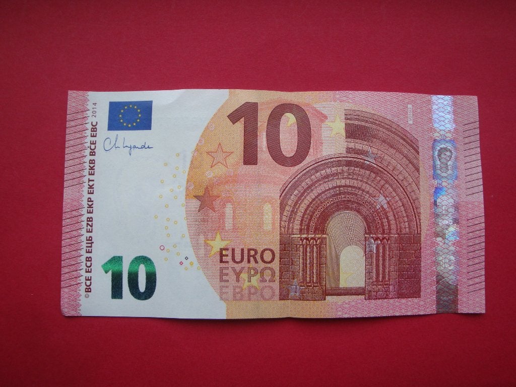 Bankbiljet Nederland 10 Euro Lagarde 2014., Postzegels en Munten, Bankbiljetten | Europa | Eurobiljetten, Verzenden, Overige landen