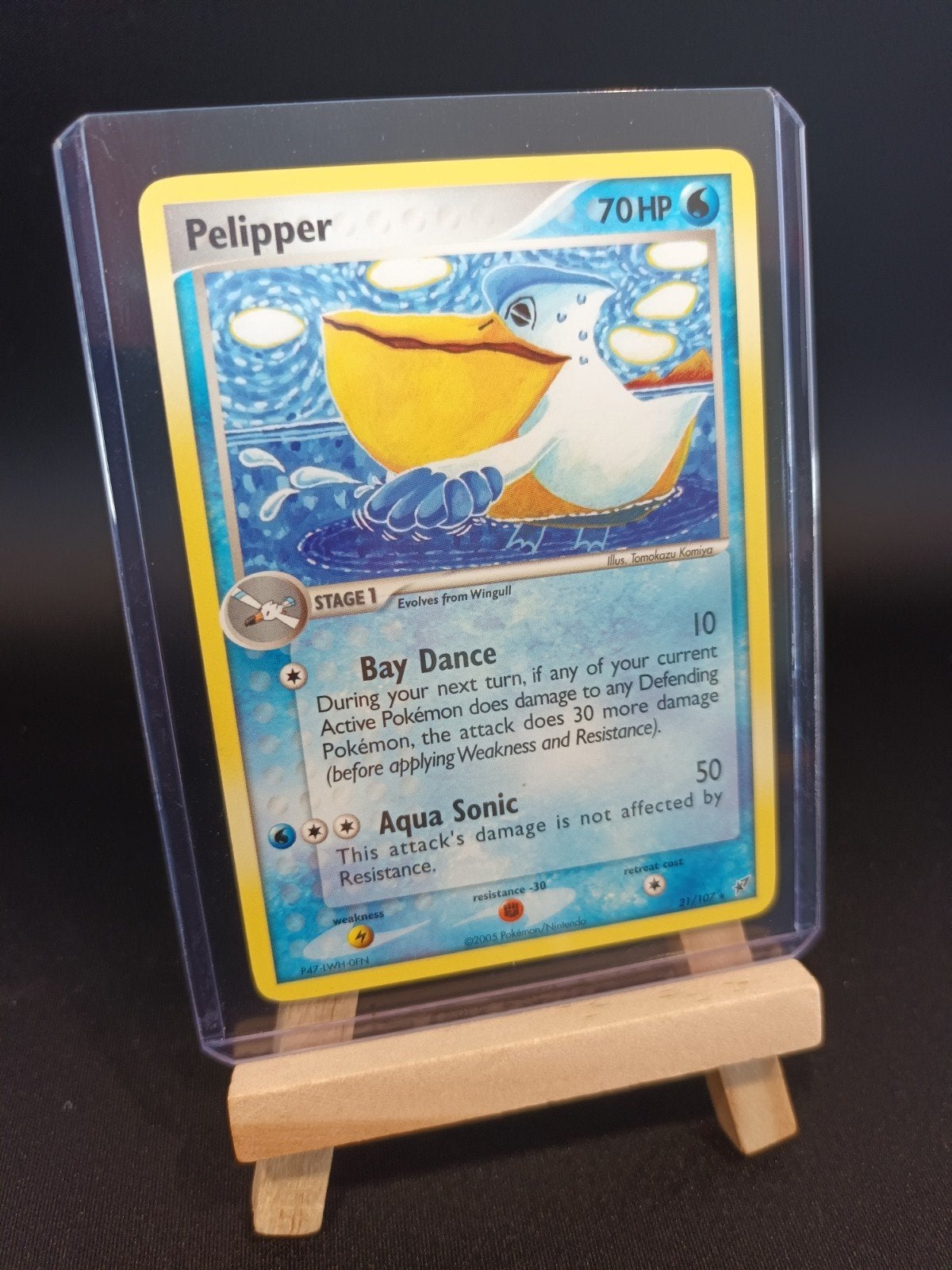 Pokémon Pelipper 21/107 - Legend Maker - Vintage - Rare - NM, Ophalen of Verzenden, Zo goed als nieuw, Losse kaart