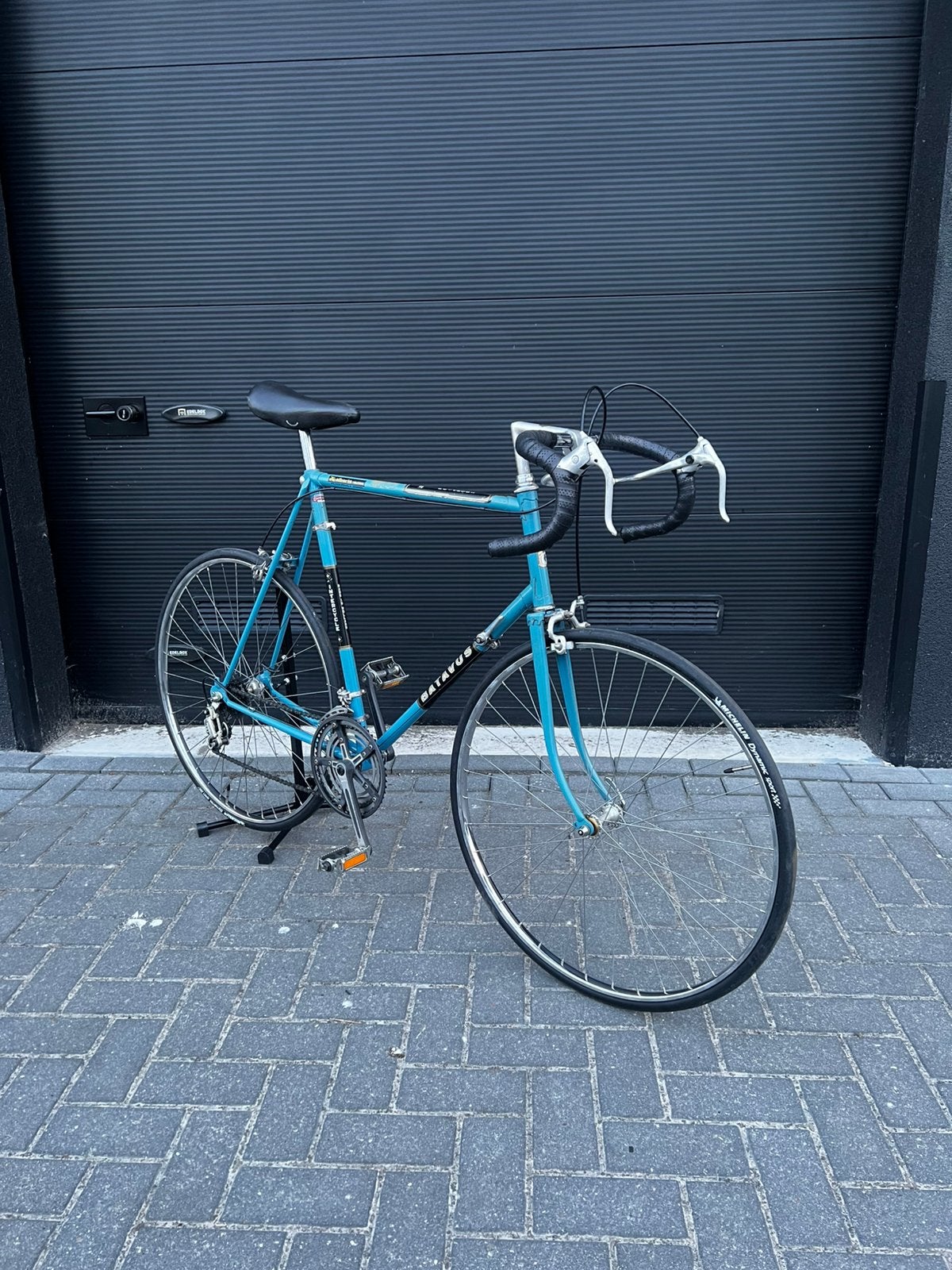 Batavus intercycle racefiets vintage retro topstaat blauw, 28 inch, Staal, Velgrem, Batavus