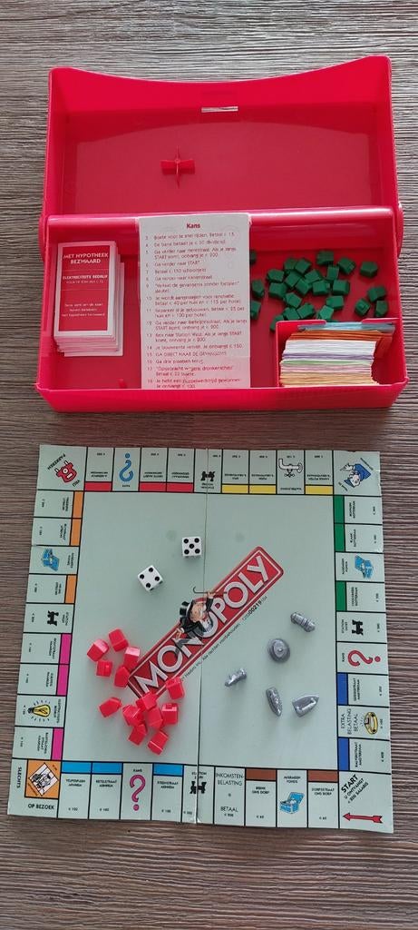 Mini monopoly, Hobby en Vrije tijd, Gezelschapsspellen | Bordspellen, Ophalen of Verzenden