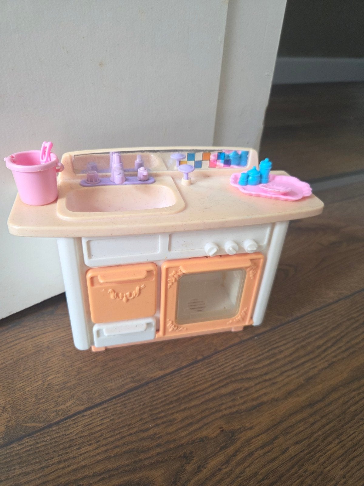 Barbie keuken met accessoires, Ophalen of Verzenden, Gebruikt, Barbie