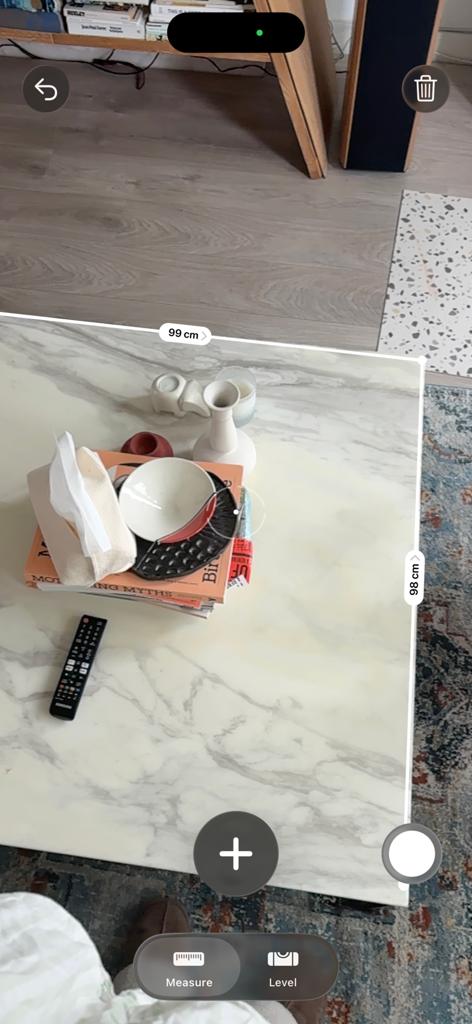Marmeren salontafel met beschermfolie/ marble coffee table, Ophalen, Overige materialen, Gebruikt, 100 tot 150 cm
