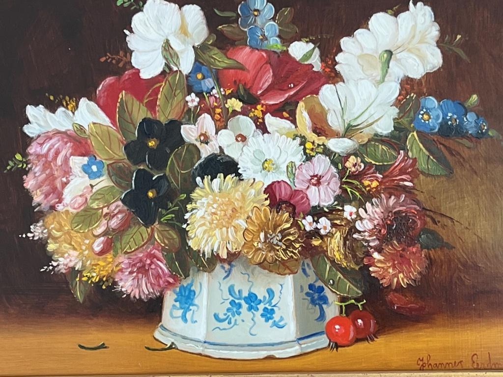 Johannes Eerdmans, bloemstilleven met besjes, Ophalen