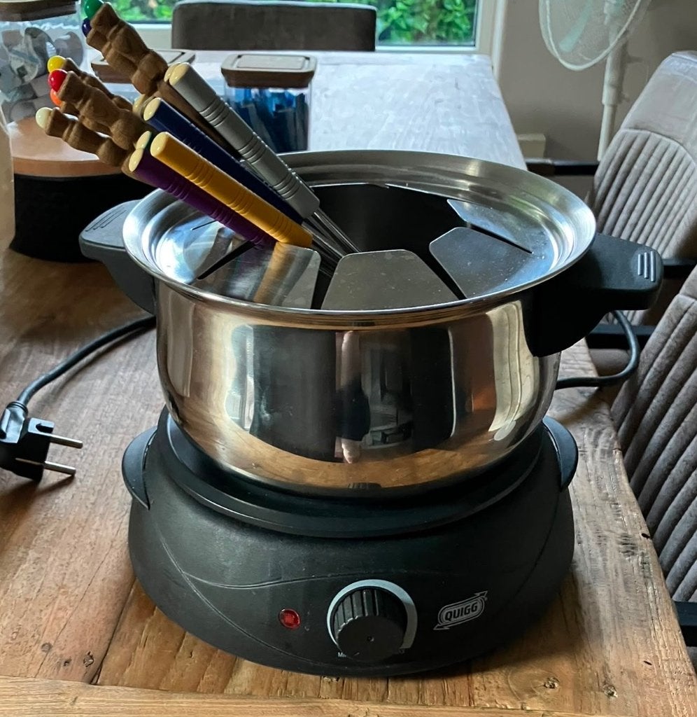 Fonduepan, Ophalen, Gebruikt, Elektrisch, Fonduepan