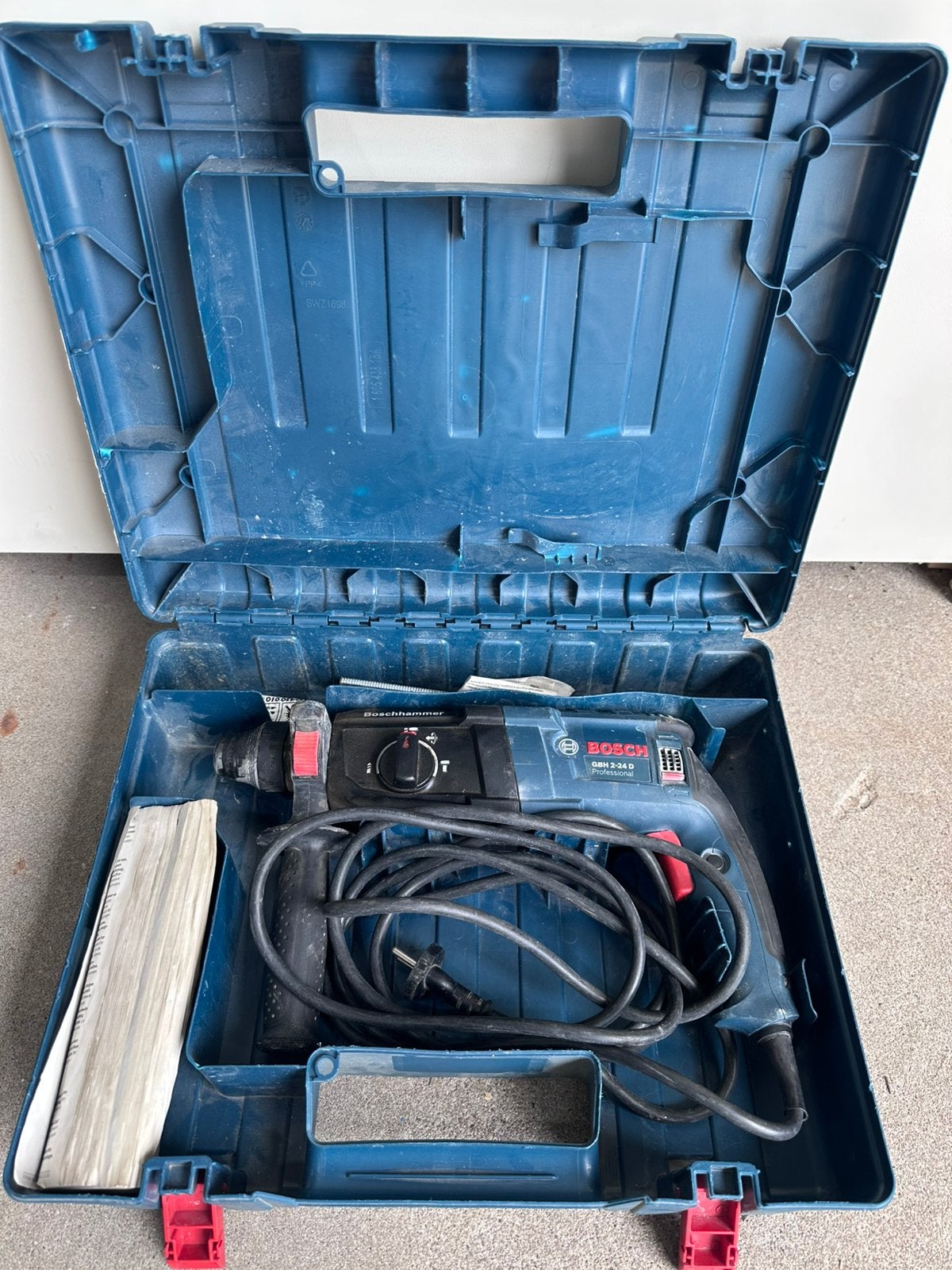 Bosch GBH 2-24D boorhamer incl btw, Ophalen of Verzenden, Zo goed als nieuw, Boor- en/of Breekhamer