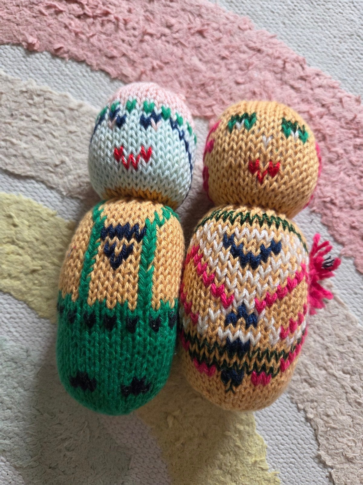 Twee gehaakte gelukspoppetjes uit de wereldwinkel - nieuw, Ophalen of Verzenden, Nieuw
