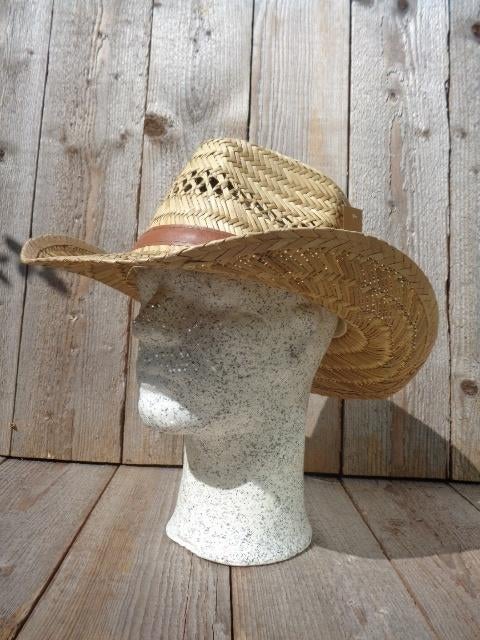 Fiebig Western Australische stro cowboy hoed, 60 cm (XL, 7½ inch) of meer, Haven 49, Hoed, Geasluis@planet.nl