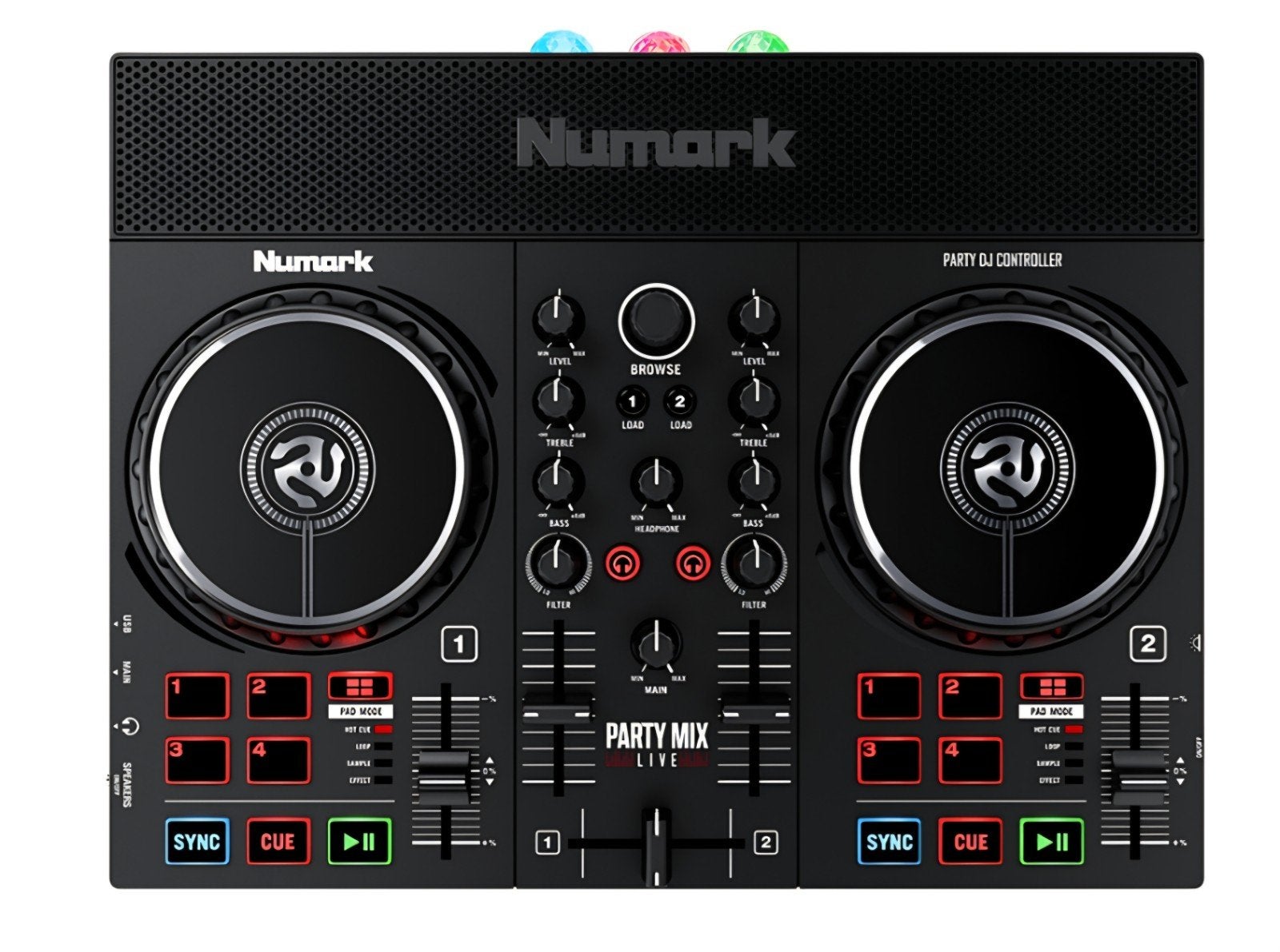 Numark Party Mix II DJ set Controller met lichteffecten, Ophalen of Verzenden, Nieuw, Dj-set, Numark