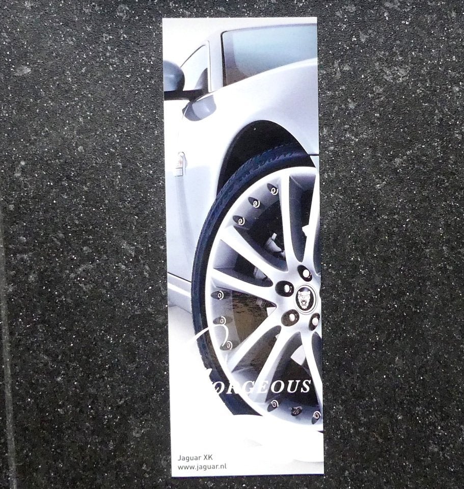 Jaguar XK auto boekenlegger, Ophalen of Verzenden, Zo goed als nieuw, Reclame
