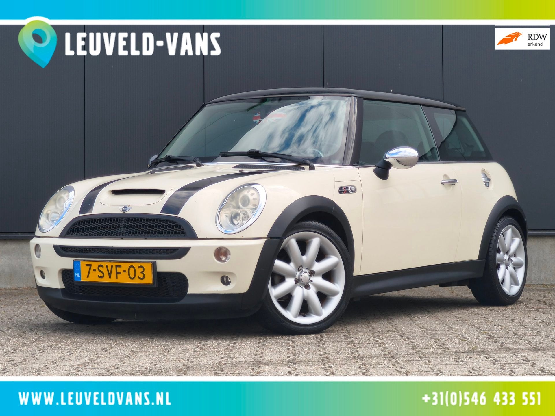 Mini 3-Deurs 1.6 Cooper S Chili 170PK RWD AIRCO SUPERCHARGER, Voorwielaandrijving, Gebruikt, Zwart, 4 cilinders