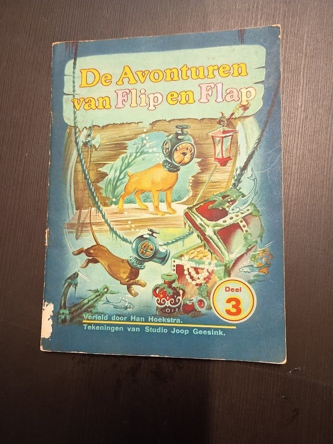 de avonturen van flip en flap deel 3, Boeken, Ophalen of Verzenden, Gelezen, Han Hoekstra, Plaatjesalbum