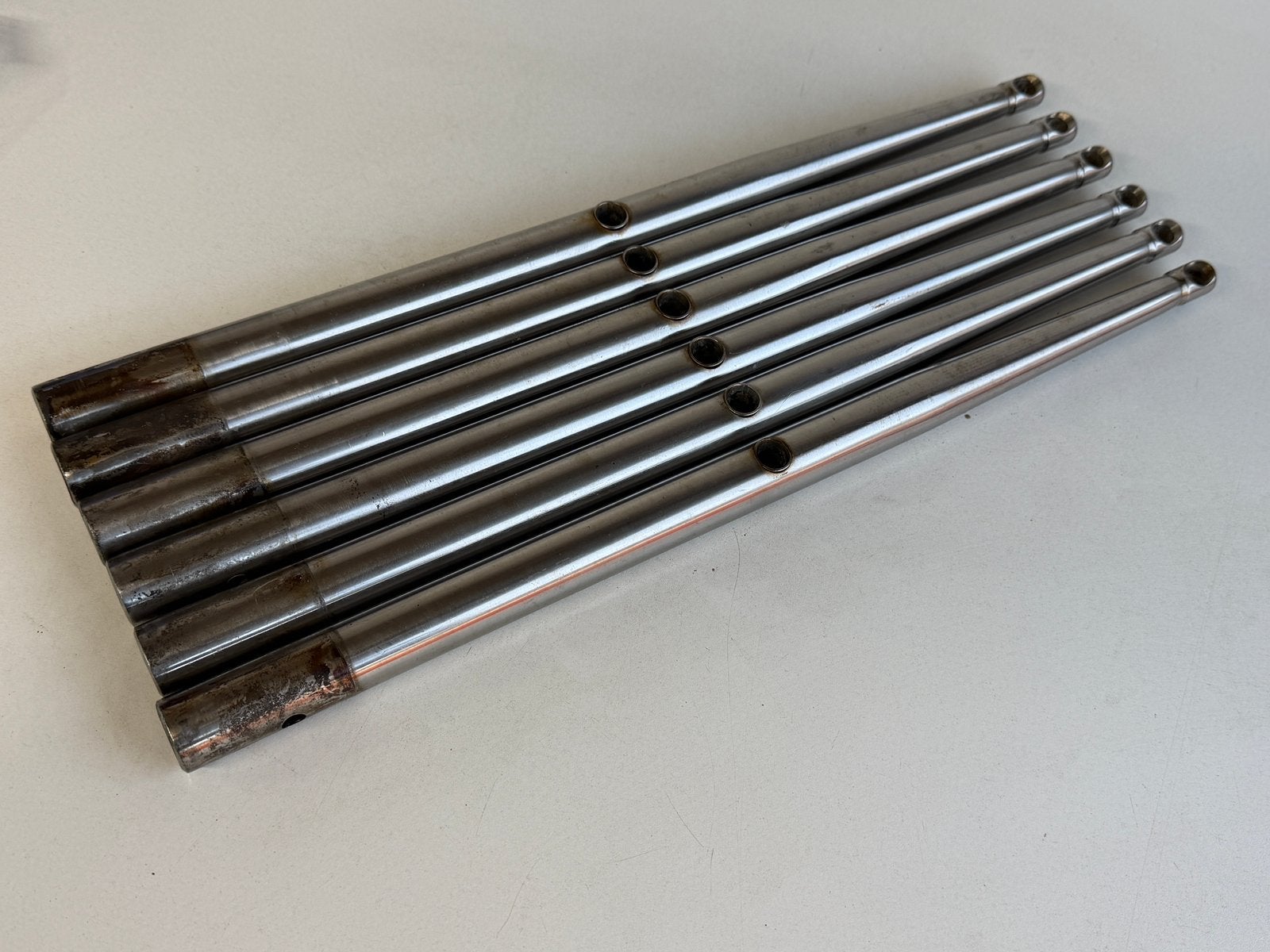 6 x RVS scepter 46 cm, Ophalen of Verzenden, Gebruikt, Overige typen