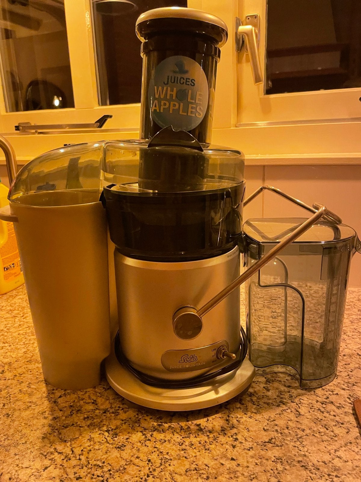 Solis Juice Fountain sapcentrifuge - compleet en krachtig, Ophalen of Verzenden, Gebruikt