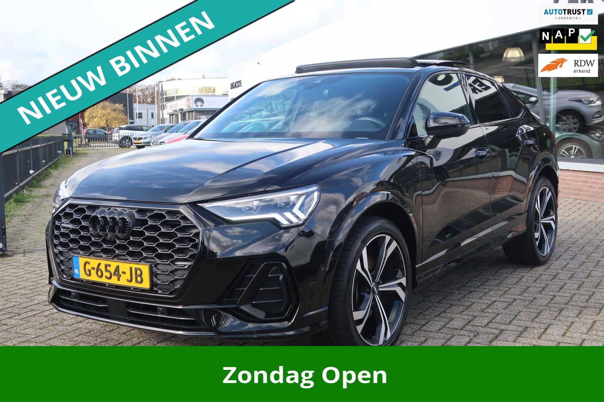 Audi Q3 Sportback 45 TFSI quattro edition one, Auto's, Dealer onderhouden, Gebruikt, 4 cilinders, 1984 cc