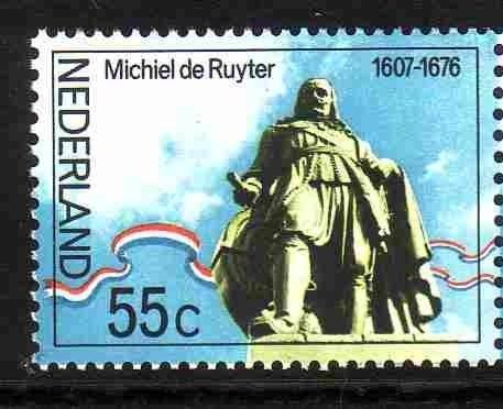 Nederland 1976 1089 De Ruyter, Postfris, Postzegels en Munten, Ophalen of Verzenden, Na 1940, Postfris