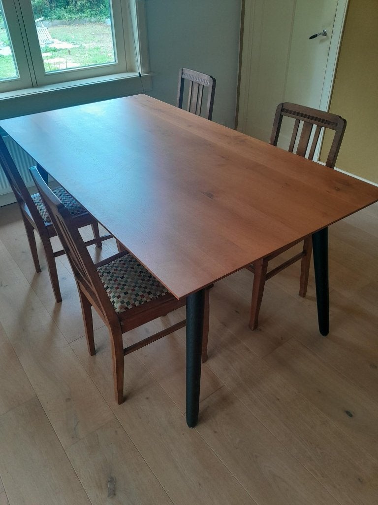Eettafel te koop, Ophalen, Gebruikt, 50 tot 100 cm, 150 tot 200 cm