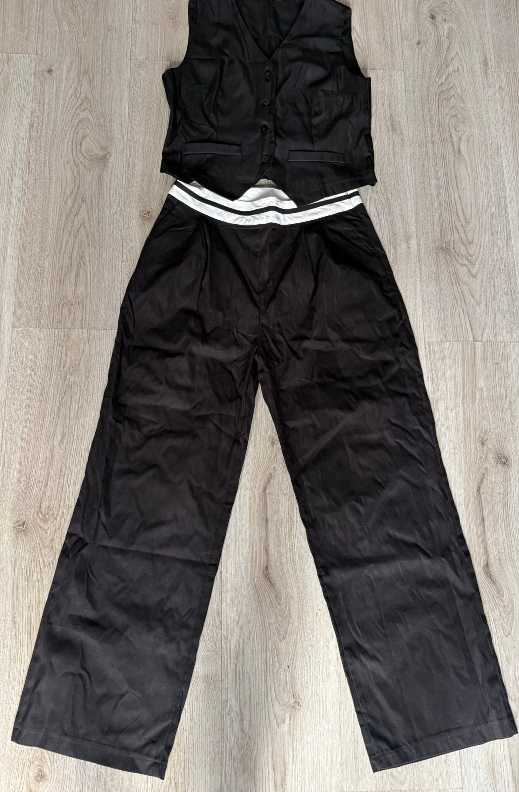 Dames pak, Maat 38/40 (M), Overige typen, Verzenden, Zwart