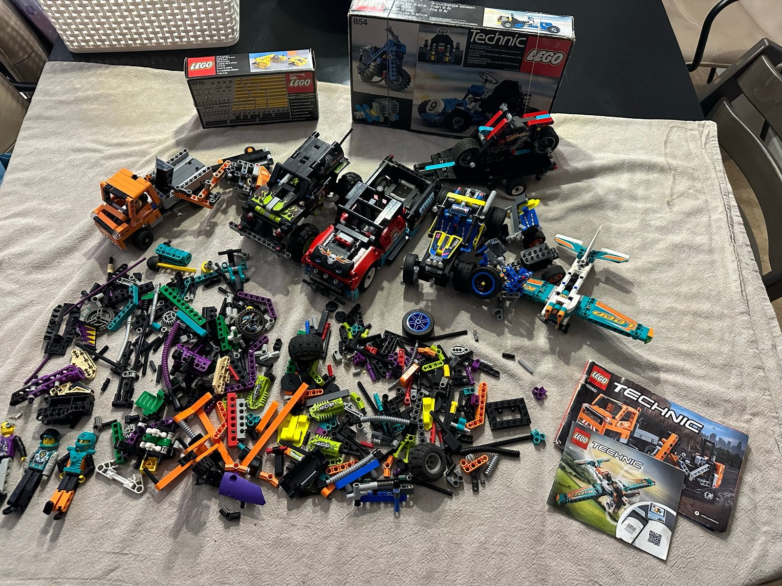 Grote partij LEGO Technic met diverse sets en onderdelen, Ophalen of Verzenden, Gebruikt