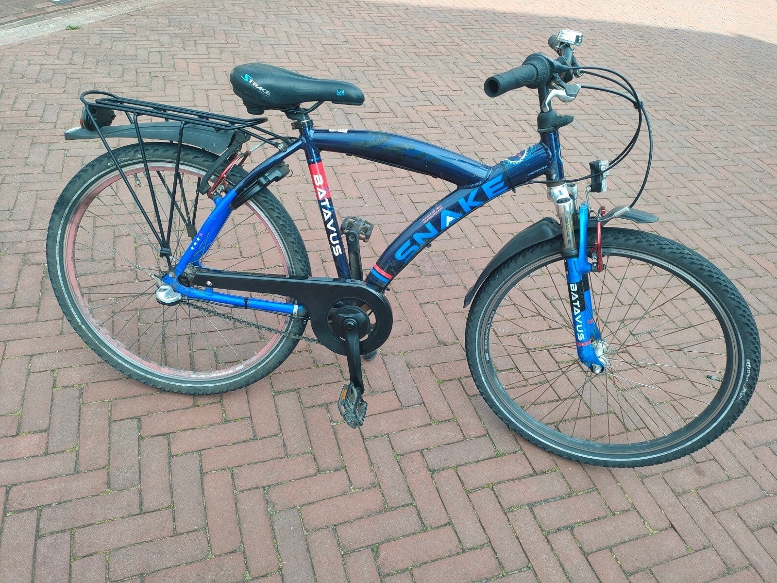 Batavus snake fiets 26 inch met 3 versnelling, Terugtraprem, Versnellingen, Ophalen, 26 inch of meer