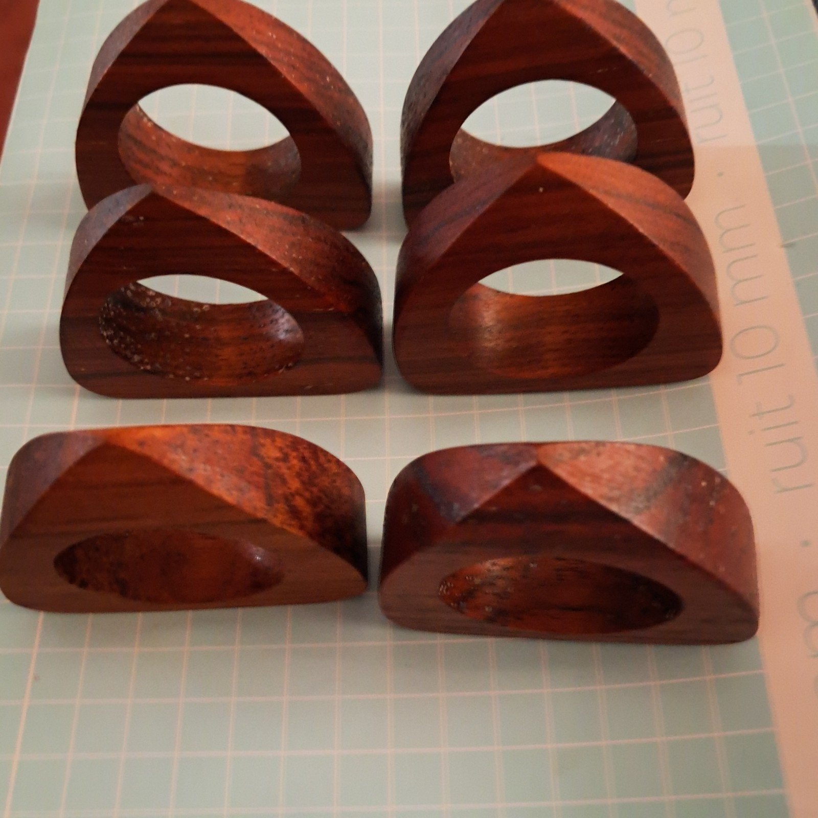 Midcentury 12 napkinrings servetring, Ophalen of Verzenden, Huis en Inrichting