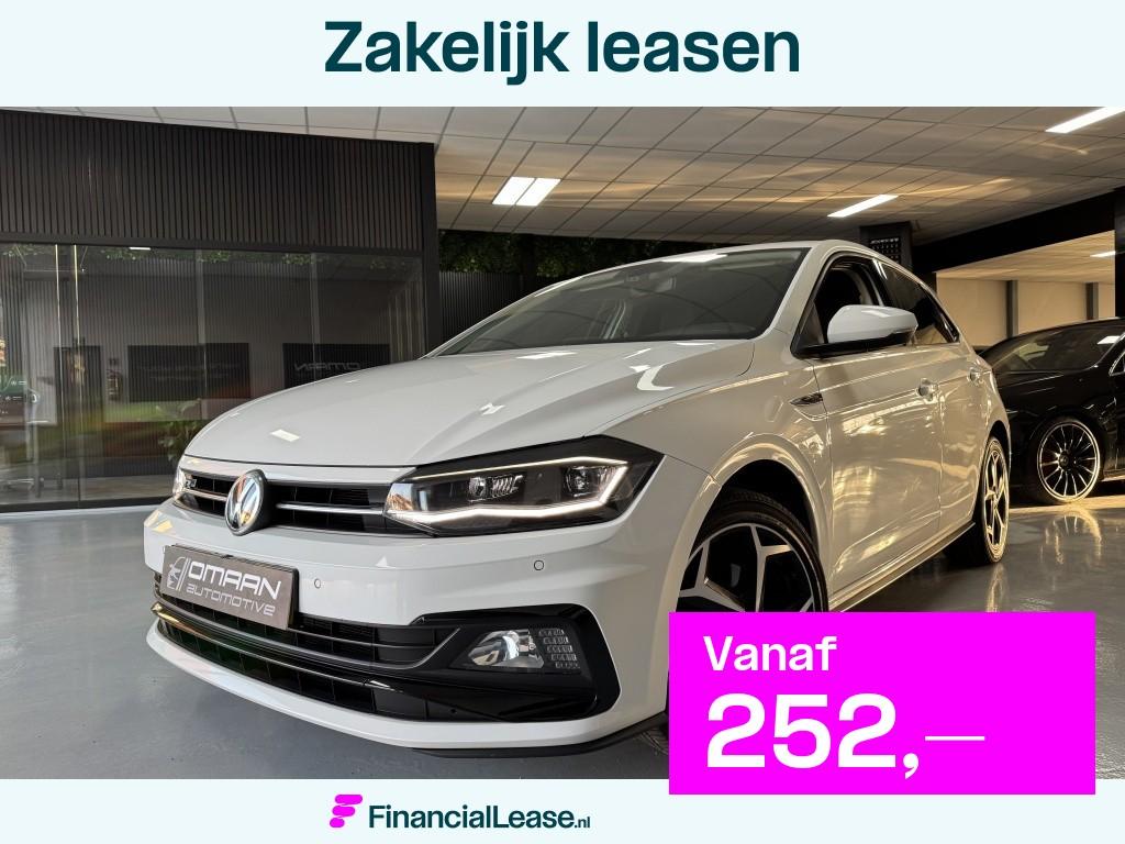 Volkswagen Polo 1.0 TSI R-Line 116PK DSG VIRTUAL CARPLAY, Gebruikt, Wit, Bedrijf, 3 cilinders
