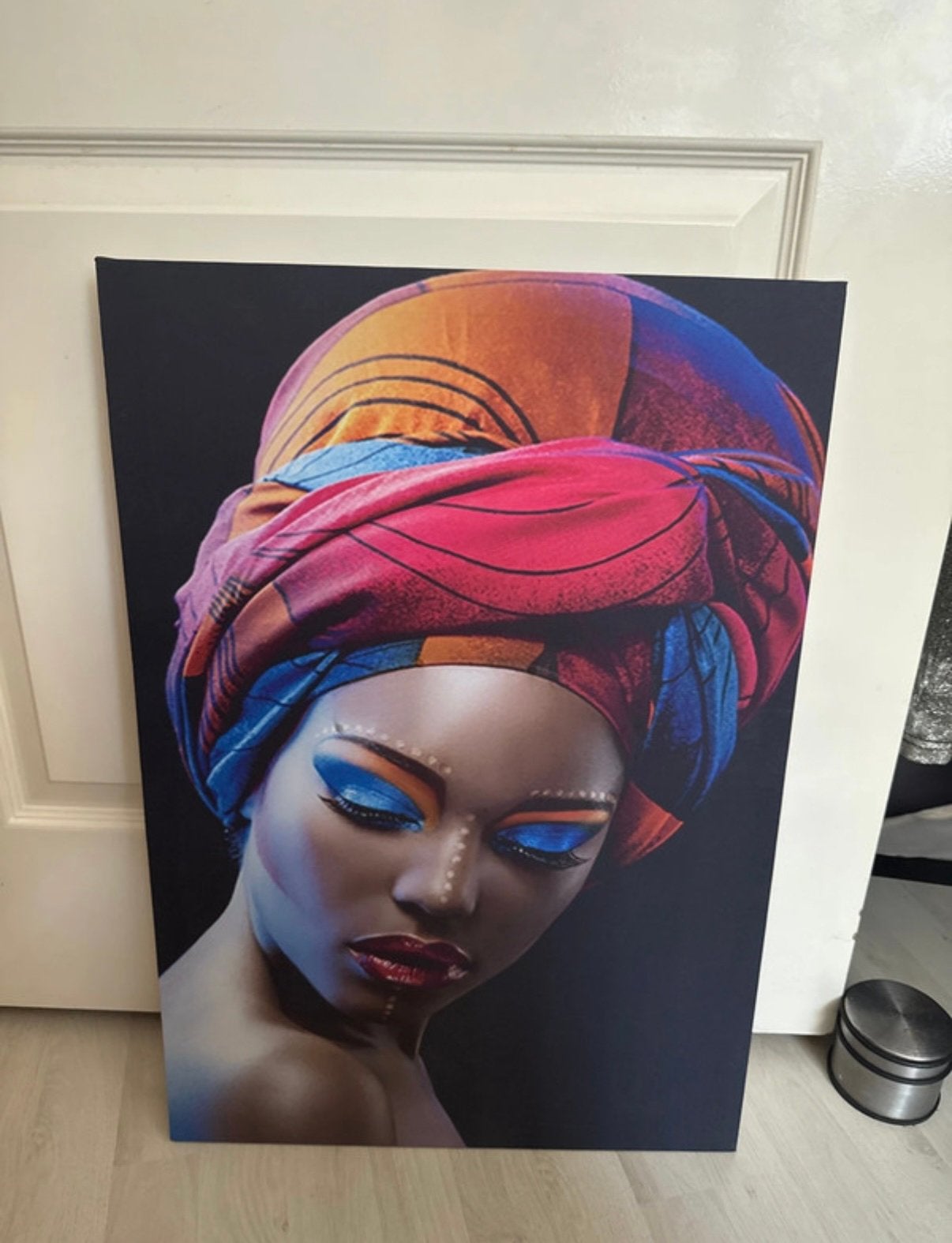 Canvas met verlichting, Ophalen of Verzenden, Zo goed als nieuw, 50 tot 75 cm, Schilderij