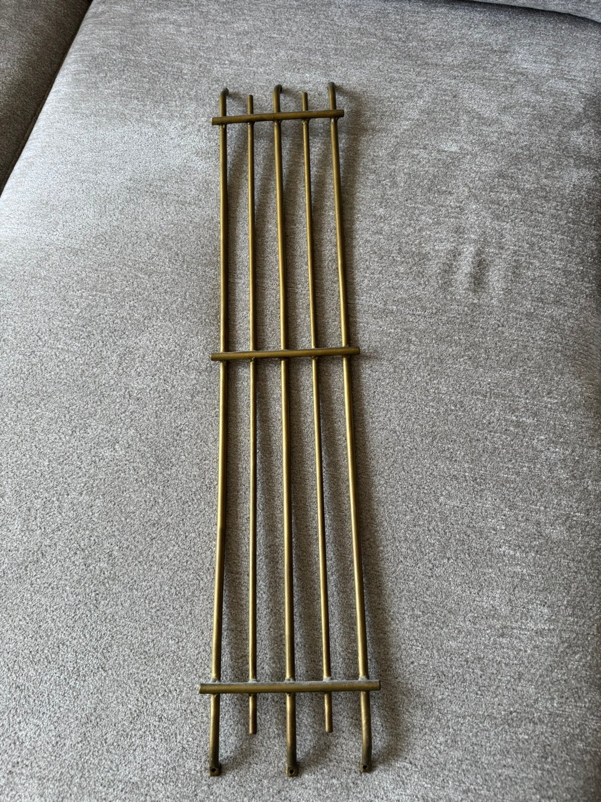 Koperkleurig raam tralies/ raambeveiliging 92x17 cm, Ophalen of Verzenden, Zo goed als nieuw, Koper of Messing, Overige typen