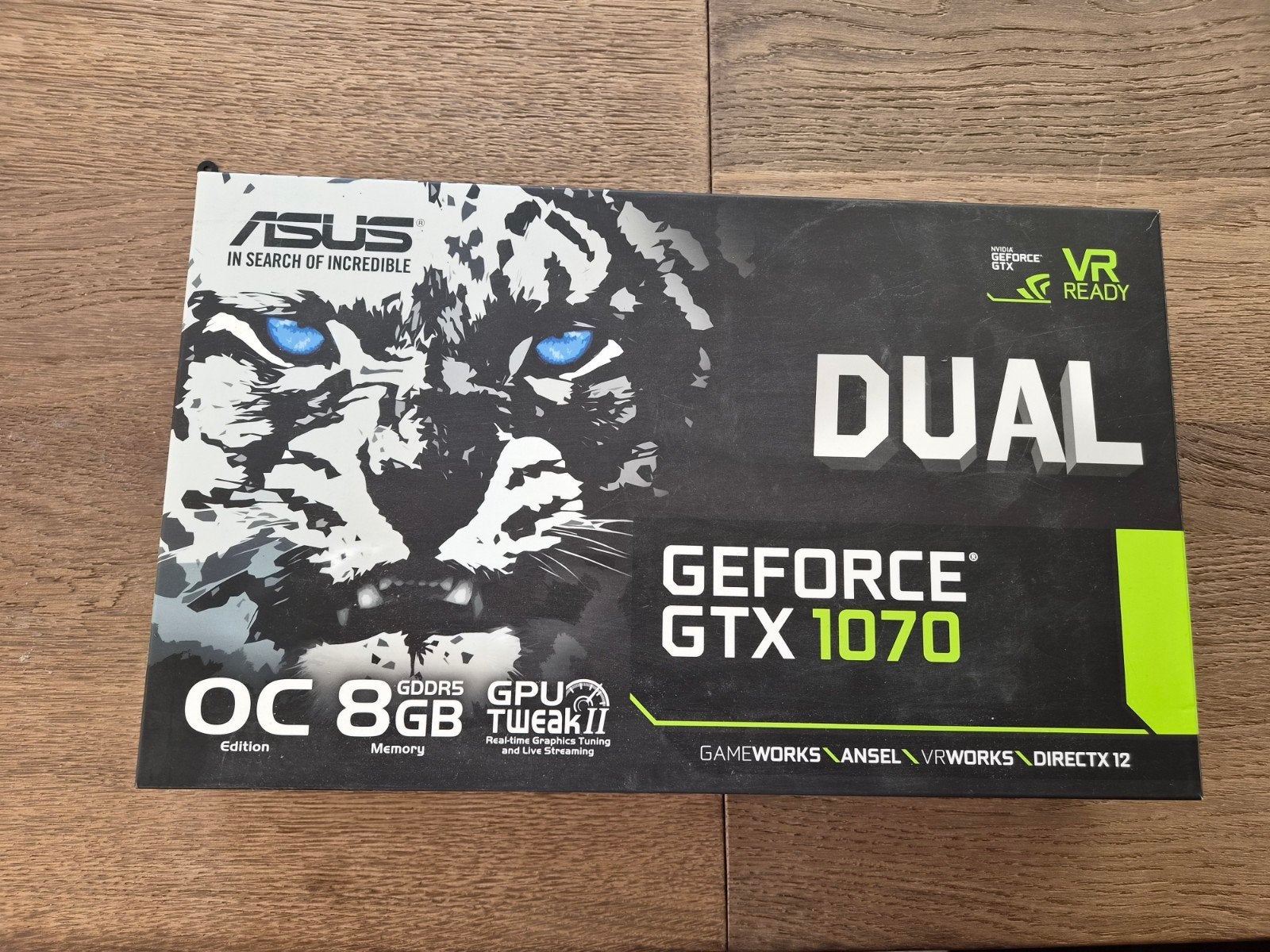 Asus g-force GTX 1070 Dual, Computers en Software, Videokaarten, Ophalen, PCI-Express 3, Gebruikt, GDDR5
