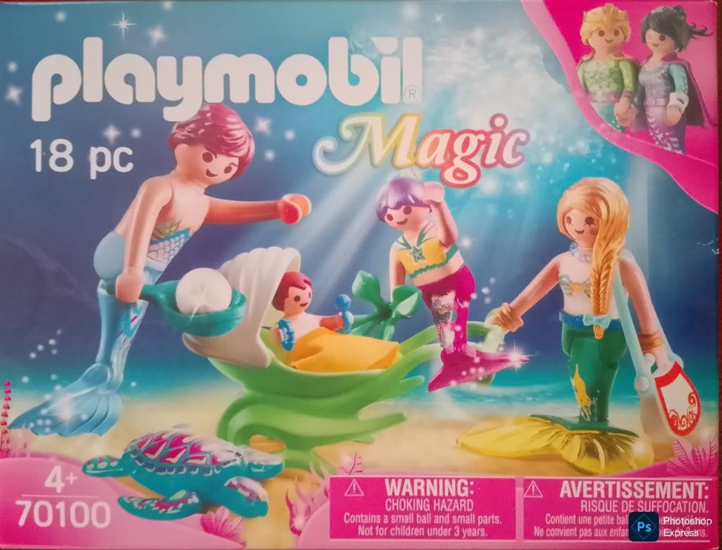 Magic Meerminnenfamilie 70100, Ophalen of Verzenden, Zo goed als nieuw, Complete set