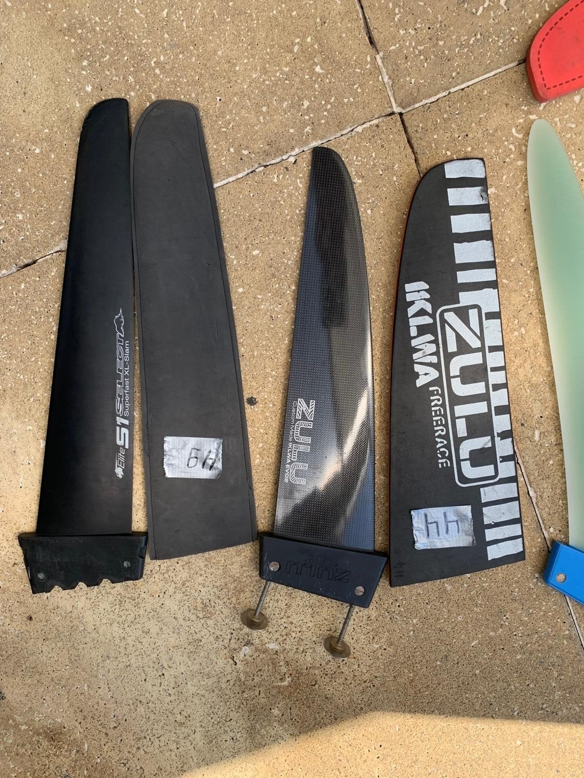 Zulu Iklwa Freerace vin 44cm, Overige merken, Gebruikt, -, Vin