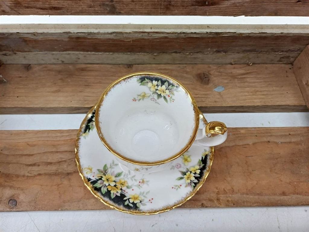 Royal Albert porseleinen kop en schotel 39850, Gebruikt, Ophalen of Verzenden, Bord(en), Overige stijlen