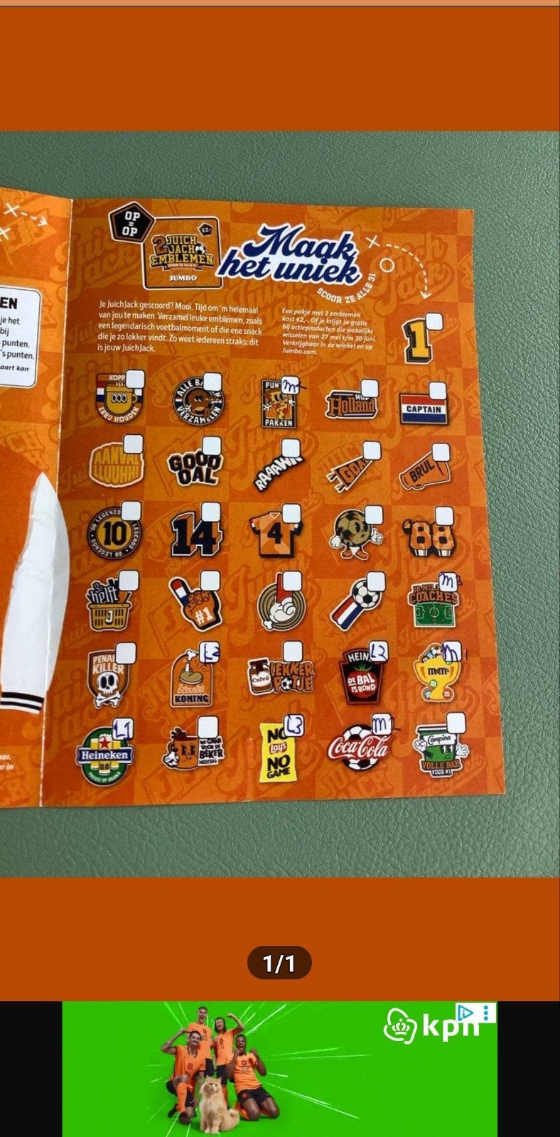 14 Jumbo Juich Zegels - Ruilen voor Emblemen, Ophalen of Verzenden