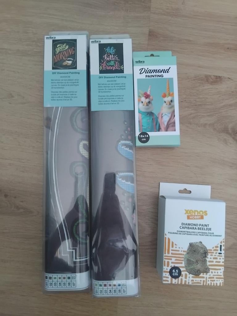 Diamond Painting Set - Diverse Ontwerpen, Ophalen, Nieuw, Overige typen