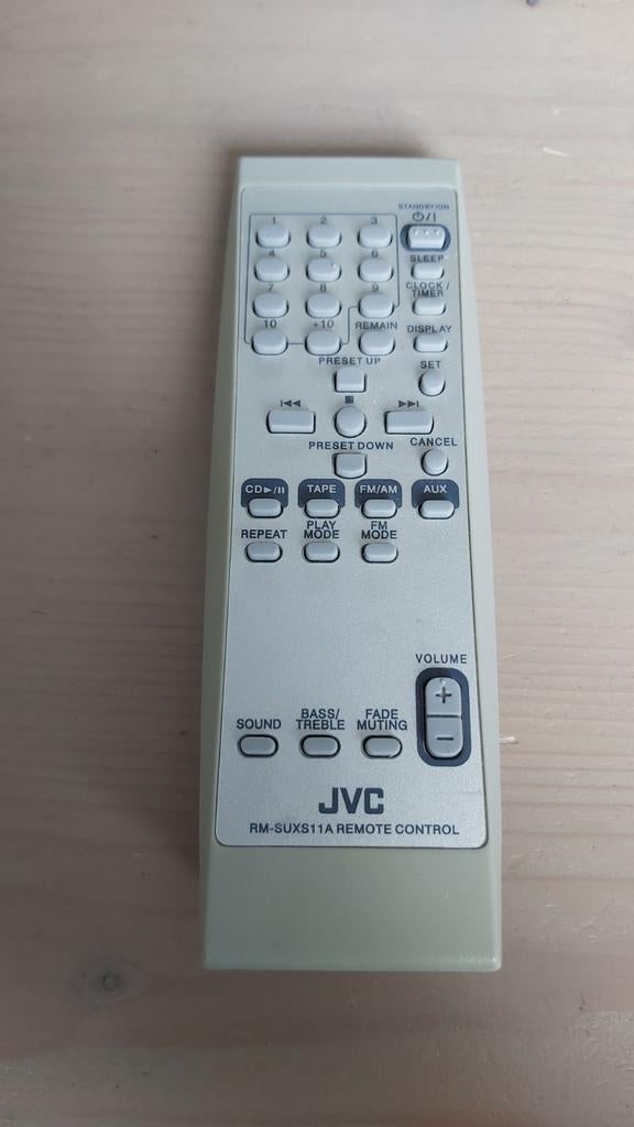 JVC SUXS11A afstandsbediening, Ophalen of Verzenden