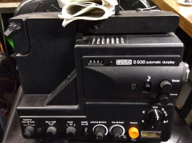 Eumig S936 automatic duoplay super 8 film projector, Ophalen of Verzenden, 1960 tot 1980, Projector