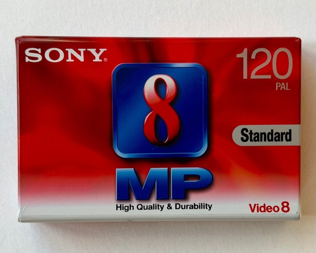 Sony 8mm MP120 Videoband voor Video8/Hi8/Digital8, XXL!, Band, Disc of Geheugen, Sony, Nieuw, Overige soorten