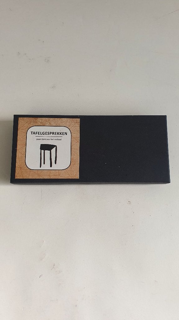 Tafelgesprekken kaartspel, Jow kant van het verhaal. 5C4, Hobby en Vrije tijd, Tweedehands verkoop, Tweedehands verkoop, Gebruikt
