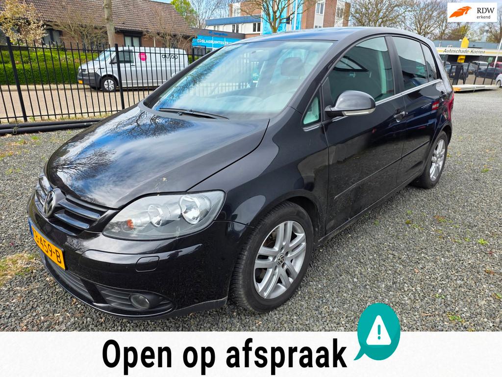 Volkswagen Golf Plus 1.6 Sportline Business | Volledig onder, Auto's, Volkswagen, Stof, Gebruikt, Zwart, 4 cilinders