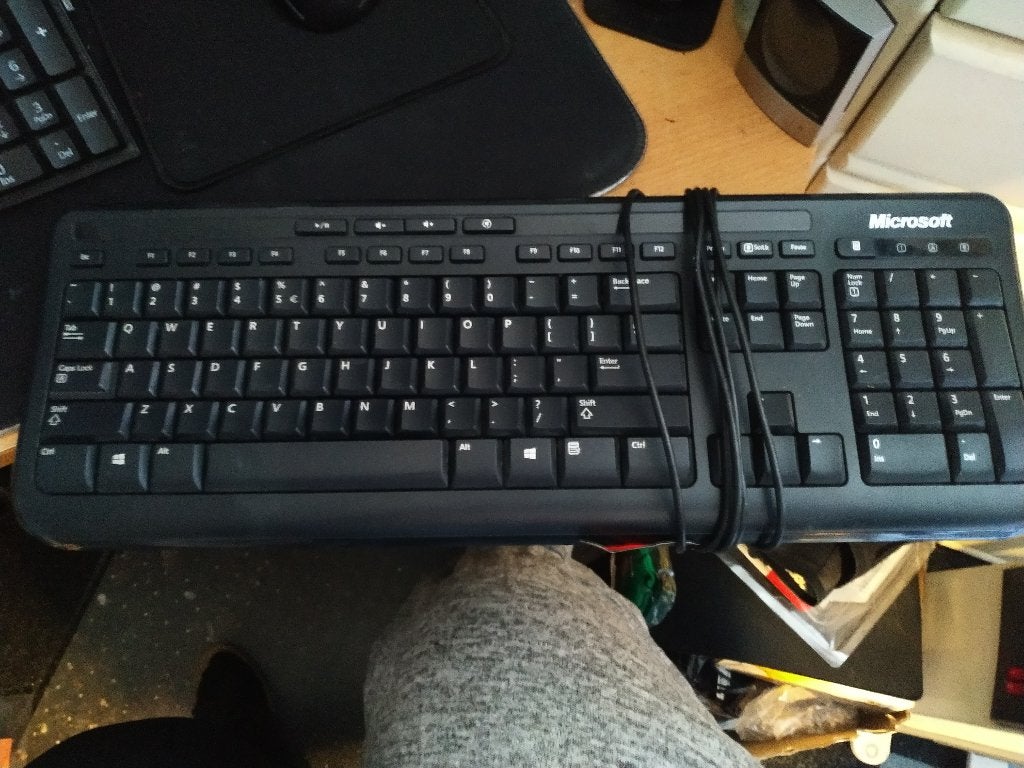 Wired Keyboard 600 toetsenbord bedraad, Computers en Software, Toetsenborden, Gebruikt, Ophalen of Verzenden, Qwerty, Microsoft