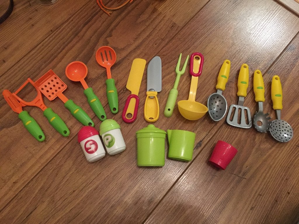 Kunstsof keukengerei keukenspeelgoed speelgoed speelkeuken, Ophalen of Verzenden, Nieuw, Kunststof, Speelkeuken-accessoire