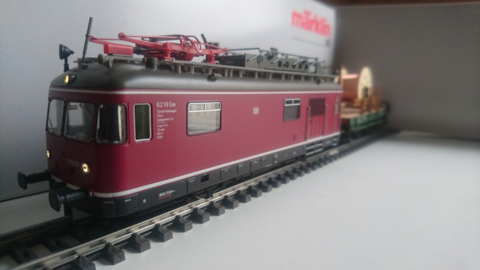 Marklin - Onderhoud/Rijdraadwagen DB - Mfx+Geluid+Sinus, Ophalen, Wisselstroom, Locomotief, Zo goed als nieuw
