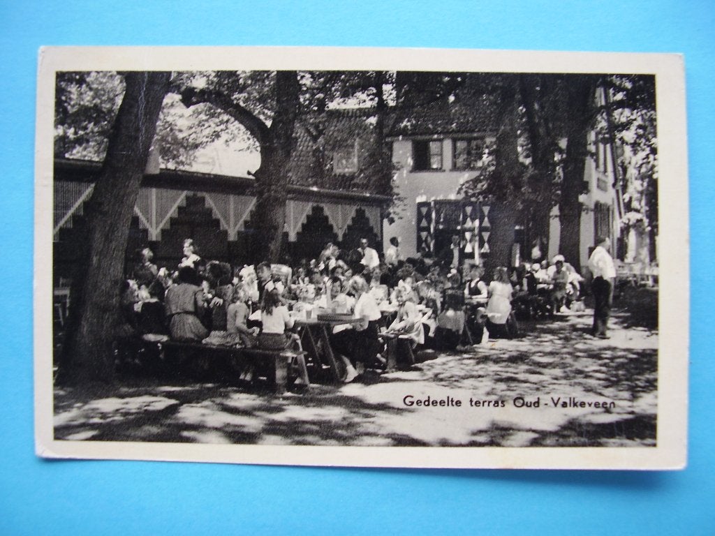 Naarden,  Gedeelte terras Oud Valkeveen, Ophalen of Verzenden, Voor 1920, Noord-Holland