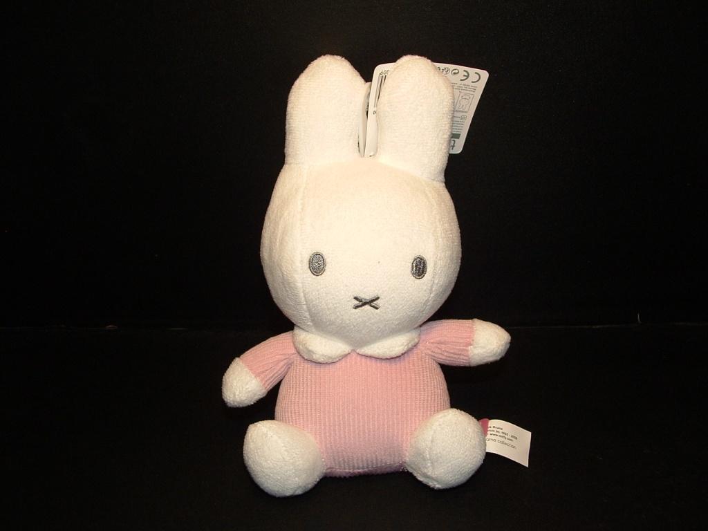 TIAMO NIJNTJE MIFFY KONIJN VAN DICK BRUNA VELOURS WIT, Verzenden, Nieuw, Overige typen