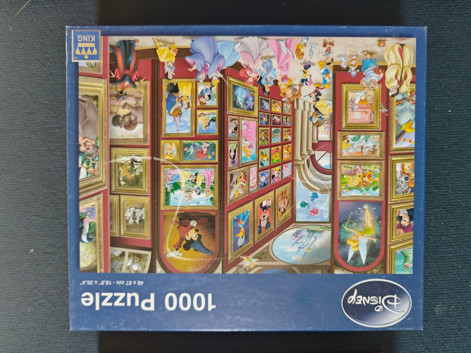 Disney King Legpuzzel 1000 stukjes - Disney Figuren, Ophalen of Verzenden, 500 t/m 1500 stukjes, Gebruikt, Legpuzzel