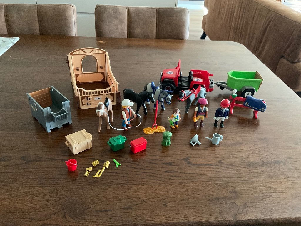 Playmobil paardensetje, Gebruikt, Losse onderdelen, Overige typen, Ophalen of Verzenden