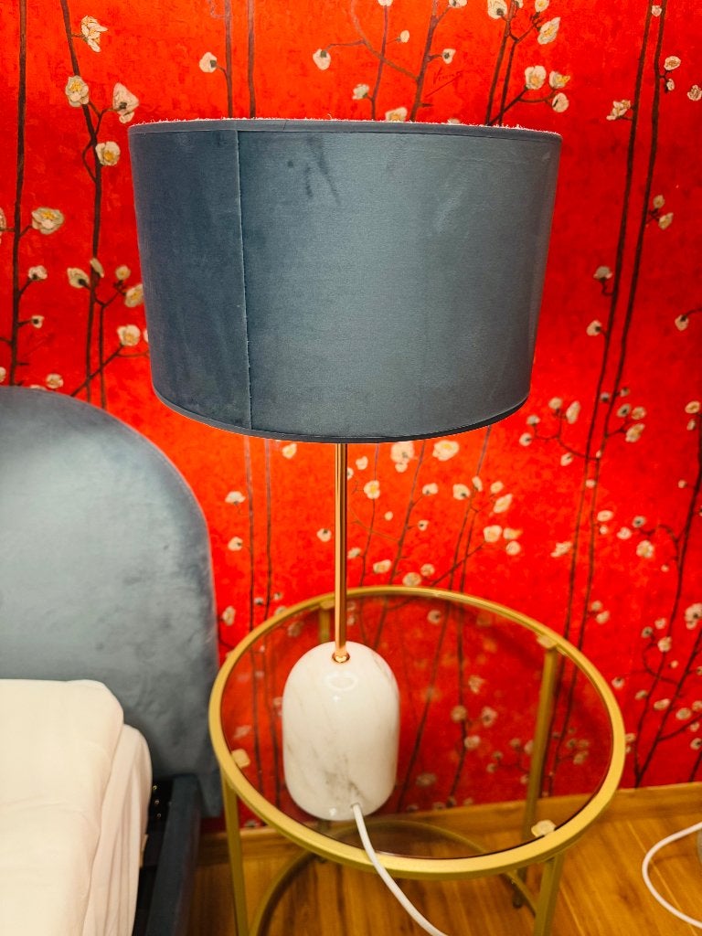 Decorative Table Lamp with Marble Base, Ophalen, Gebruikt, Minder dan 50 cm